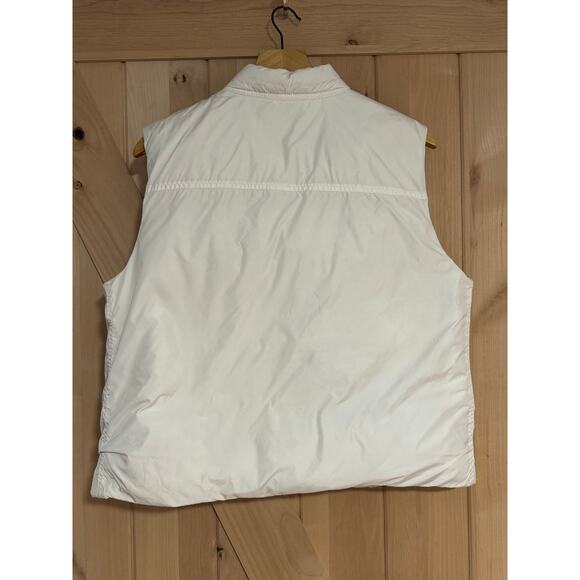 J. Crew | Down Zip Up Puffer Vest in Cream | Size Large - Picture 2 of 11